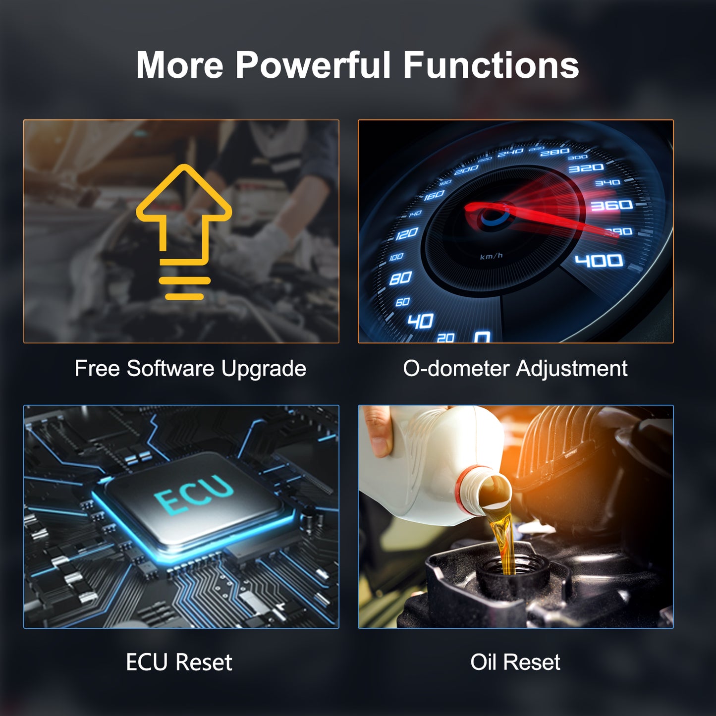 Universal OBD2 Diagnostic Scanner — Gas & Diesel, Fault Code Reader