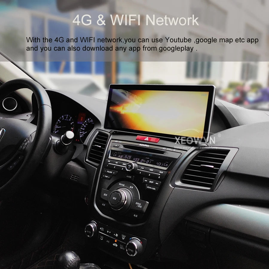 Rüsten Sie Ihr Fahrzeug mit Navitech Android 12 für Acura RDX auf und genießen Sie Apple Carplay und Android Auto