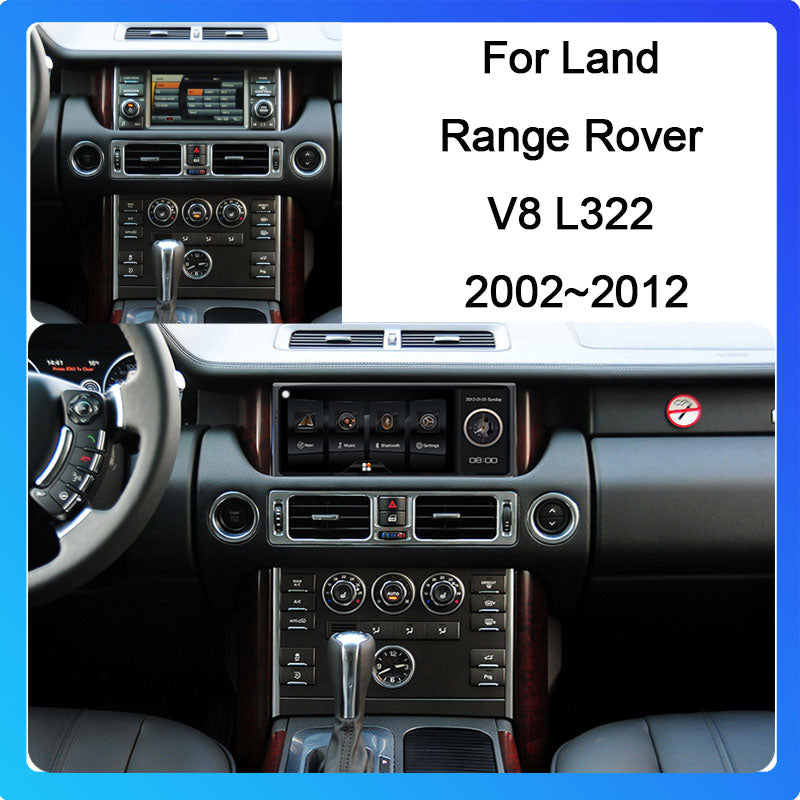 Range Rover L322 | 2002–2012 | 10.25" Android Screen — Wireless CarPlay & Android Auto