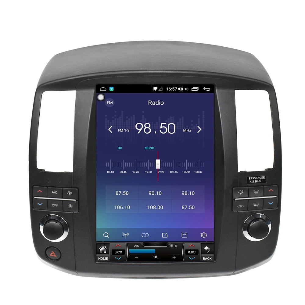 Nissan Pathfinder R51 / Navara D40| 2007–2012 | 12.1" Android Screen — Tesla-Style, Wireless CarPlay