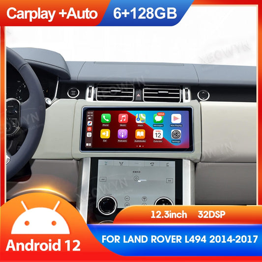 12.3 Inch  Android 12 Car Radio For Range Rover Sport L494 2013-2017 Screen Multimedia Player GPS Navigation Auto Stereo Carplay