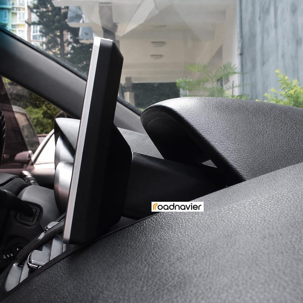 Rear view of the mounted 12.3-inch Android screen for 2007–2013 Acura MDX