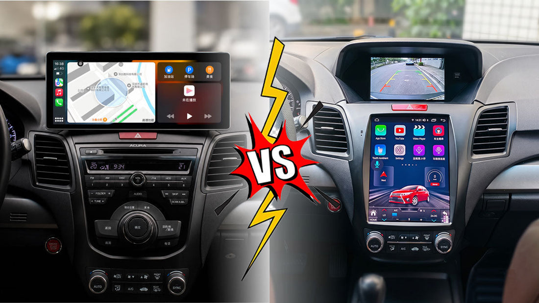 9.7" Vertical Screen vs. Widescreen for Acura RDX (2013–2018): Dashboard Hardware Compatibility