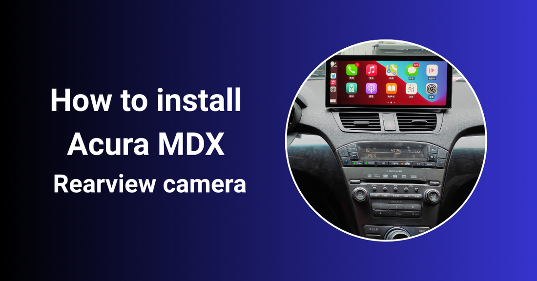 Acura MDX reverse camera wiring