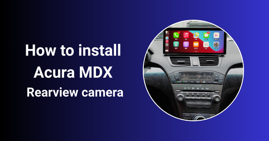 Acura MDX reverse camera wiring