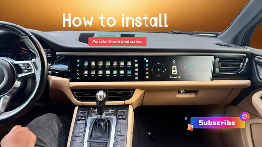 What is the main features of Dual screen for Porsche 2018-2024