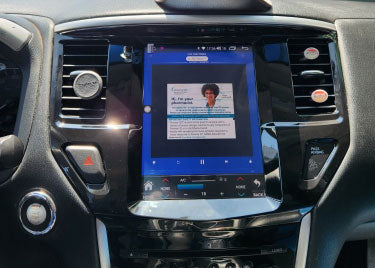 Navitech Nissan pathfinder R52 Tesla like Android auto  apple carplay installation Guide