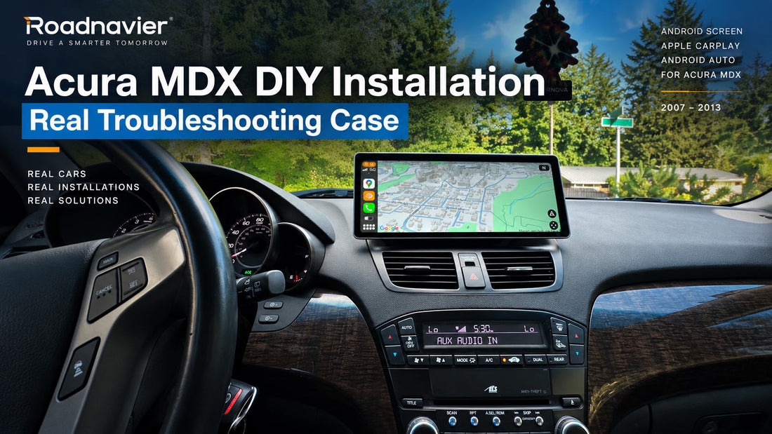 Acura MDX Android Screen DIY Installation: Real AUX Audio Troubleshooting Case