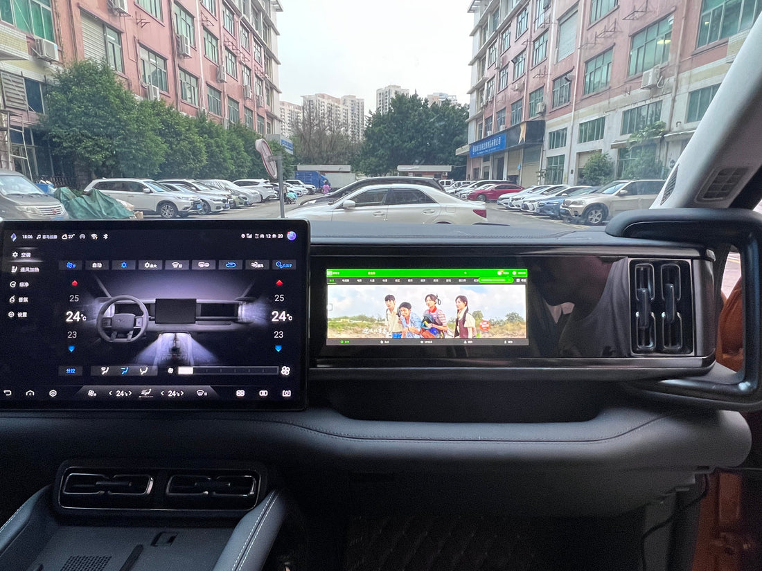 denza b5 passenger screen