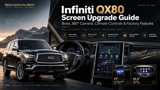 Infiniti QX80 Screen Upgrade Guide: What Happens to Bose, 360° Camera, Climate Controls and Factory Features?