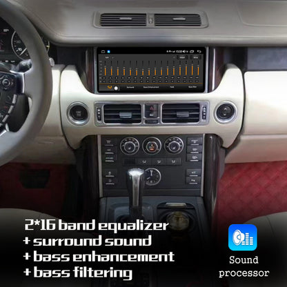 Range Rover L322 | 2002–2012 | 10.25" Android Screen — Wireless CarPlay & Android Auto