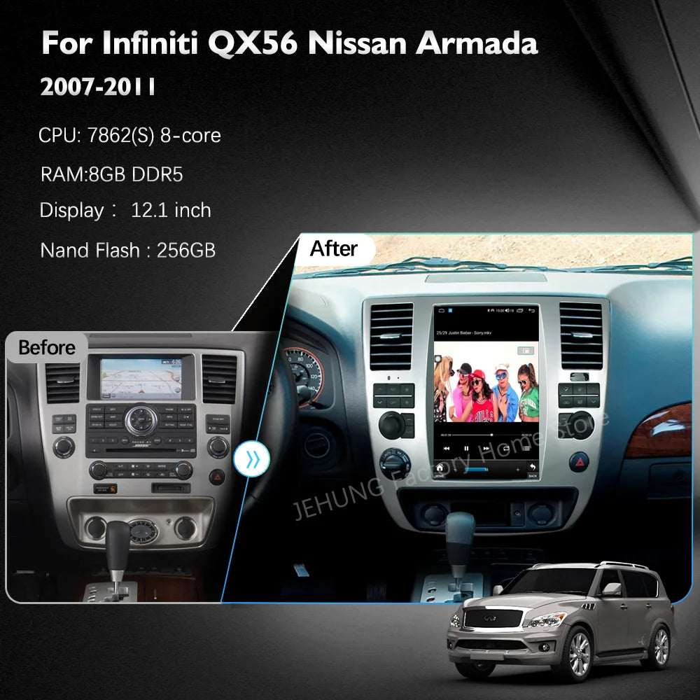 
infiniti qx56 radio