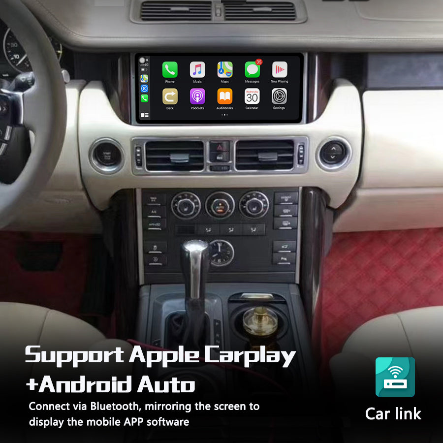 Range Rover L322 | 2002–2012 | 10.25" Android Screen — Wireless CarPlay & Android Auto