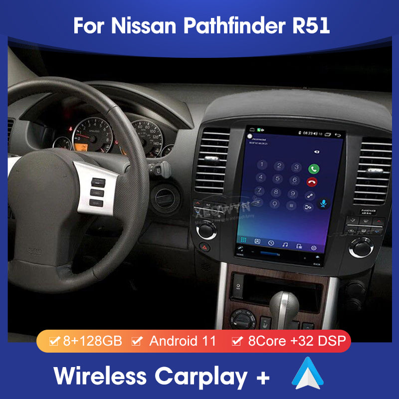 nissan pathfinder r51 apple carplay and android auto