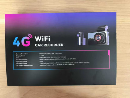 A19 Pro 4G LTE 2K Ultra HD Dash Cam | Remote Cloud Monitor & 24H Parking Mode
