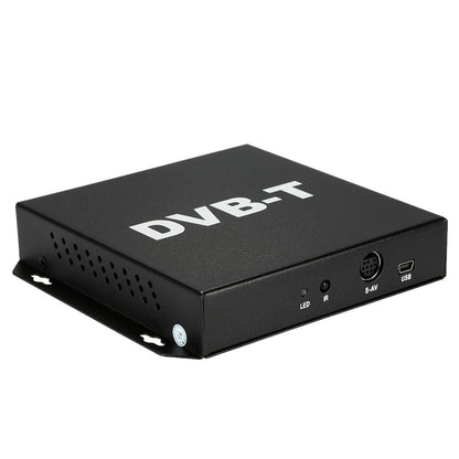Roadnavier DVB-T998A Dual Tuner Digital TV Box - High-Speed DVB-T TV Tuner for Cars (160km/h)