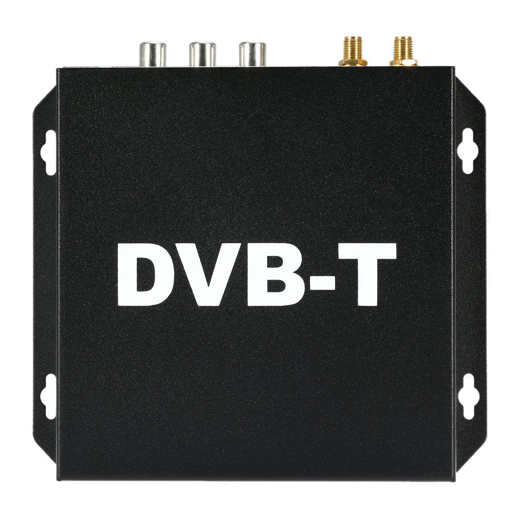 Roadnavier DVB-T998A Dual Tuner Digital TV Box - High-Speed DVB-T TV Tuner for Cars (160km/h)