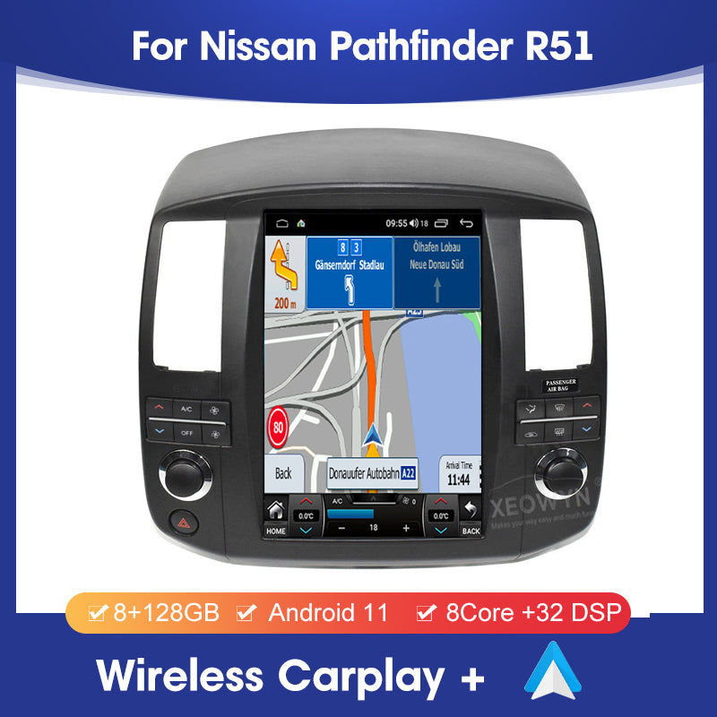 nissan pathfinder r51 apple carplay and android auto