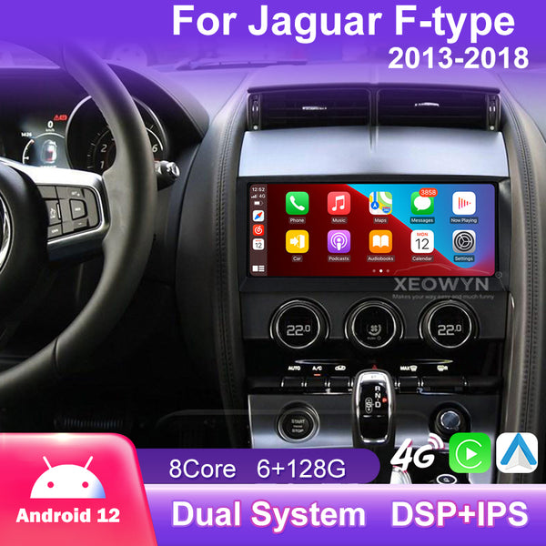 10.25" Android Car Radio OEM For Jaguar F TYPE F-TYPE 2012-2020 Multimedia Stereo GPS CarPlay Player