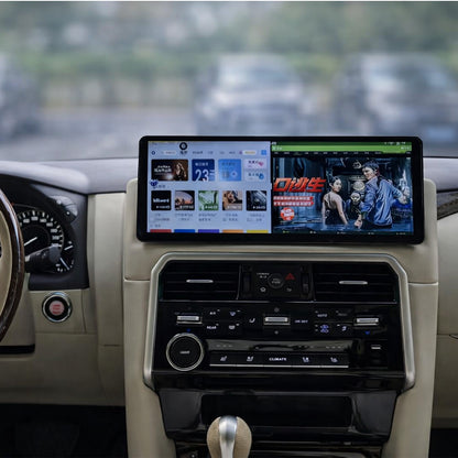 4K-Android-13-screen-installed-in-Nissan-Patrol-Y62-dashboard