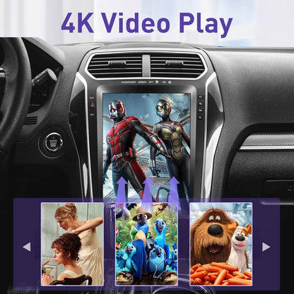 Ford Explorer 2011–2019 Android 13 12.1” Tesla-Style Screen | Wireless CarPlay + GPS Navigation