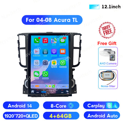 Acura TL | 2004–2008 | 12.1" Android Screen — Wireless CarPlay & Android Auto