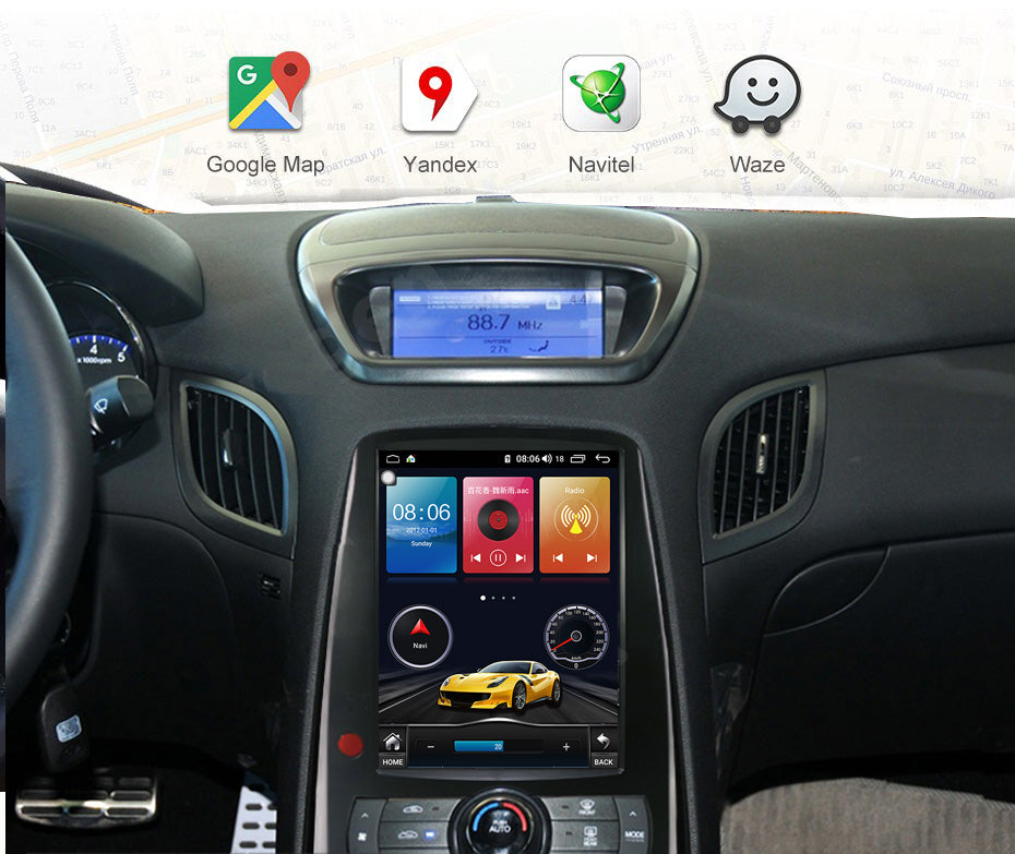 Hyundai Genesis Coupe | 2008–2013 | Android Screen — Wireless CarPlay & Android Auto