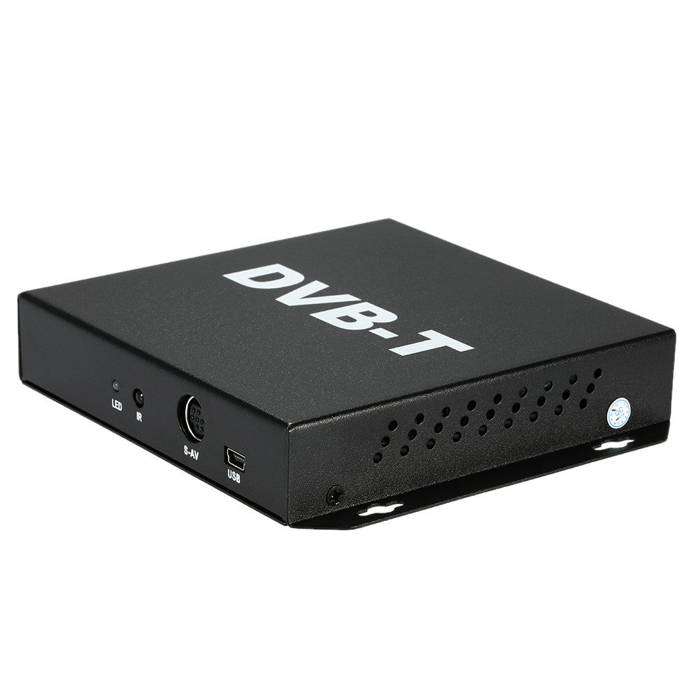 Roadnavier DVB-T998A Dual Tuner Digital TV Box - High-Speed DVB-T TV Tuner for Cars (160km/h)