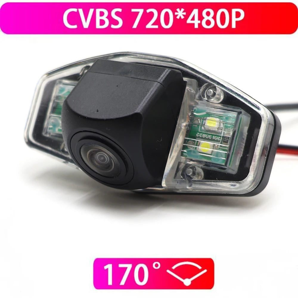 AHD 1080P Rear View Camera for Honda Accord & Civic (Mk6/Mk7/Mk8) | Plug & Play Night Visio