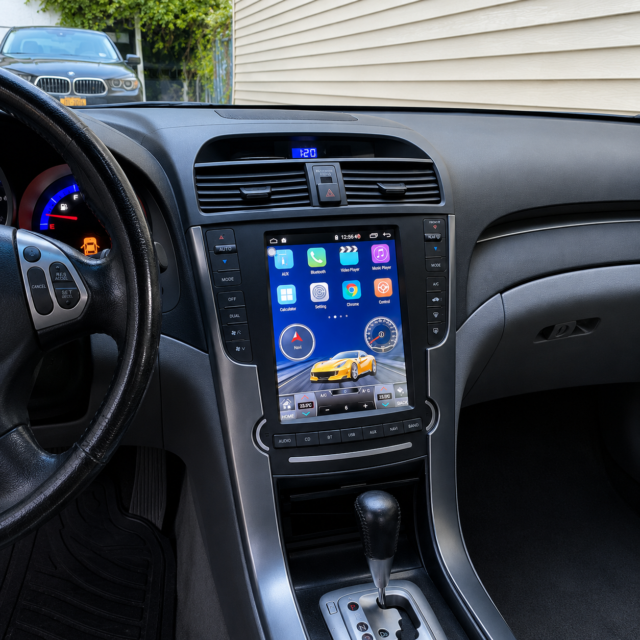 Acura TL Tesla Style Screen 2004-2008 Wireless CarPlay