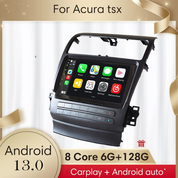 Android 12 Radio estéreo para coche para acura TSX 2004 2005 2006 2007 2008 GPS Navi reproductor multimedia auto Carplay CL7 CL9 navitech 