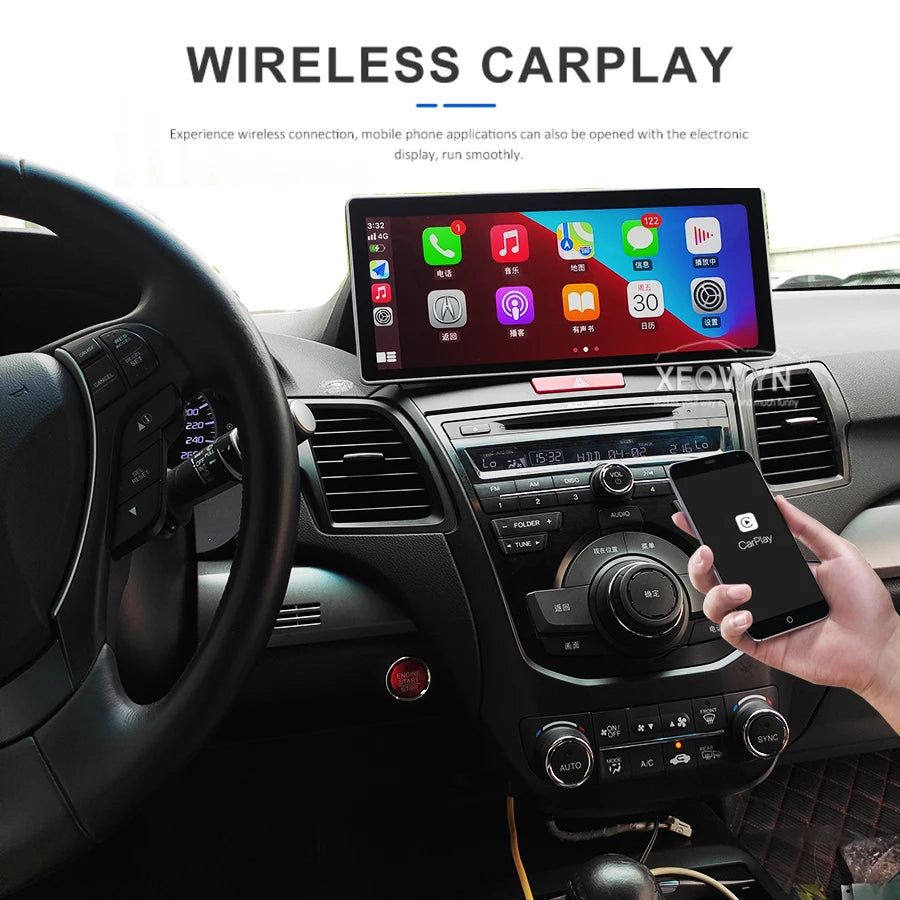 Acura RDX | 2013–2018 | 12.3" Android Screen — Wireless CarPlay & Android Auto
