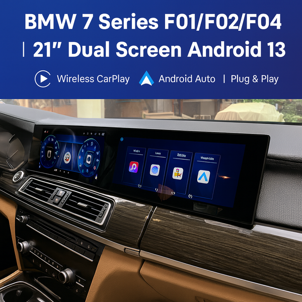 BMW 7 Series Dual Screen Android 13 Car Stereo