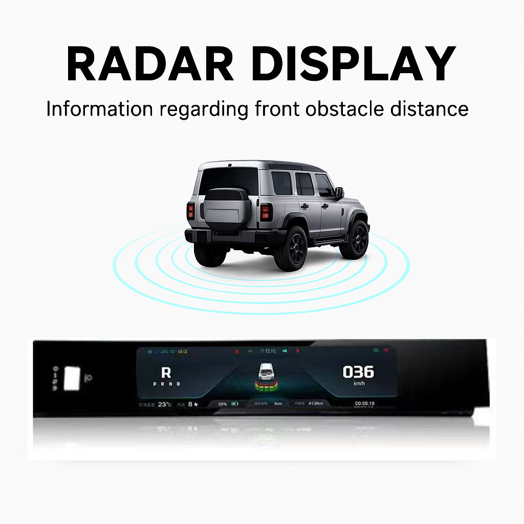 Car LCD dashboard cluster installation