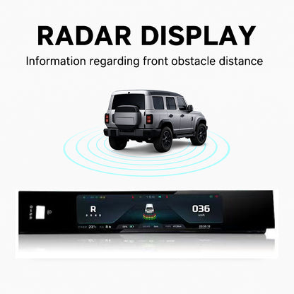 Car LCD dashboard cluster installation