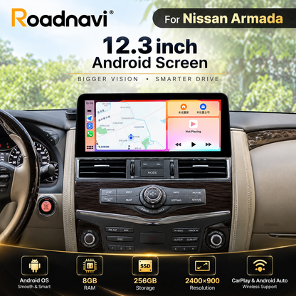 Nissan Armada 2017–2020 12.3" Android Screen Upgrade