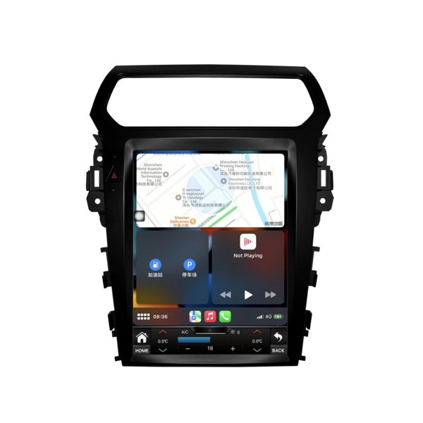 Ford Explorer 2011–2019 12.1 inch Tesla-style Android screen upgrade with wireless CarPlay