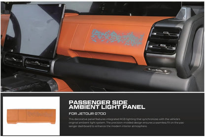 PASSENGER SIDE AMBIENT LIGHT PANEL FOR JETOUR G700