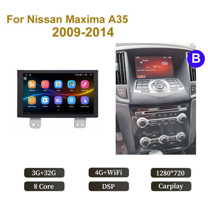 Navitech Android 12 Car Radio Multimedia Player for nissan maxima A35 7th 2009-2014  Car Stereo Autoradio Auto Audio Carplay