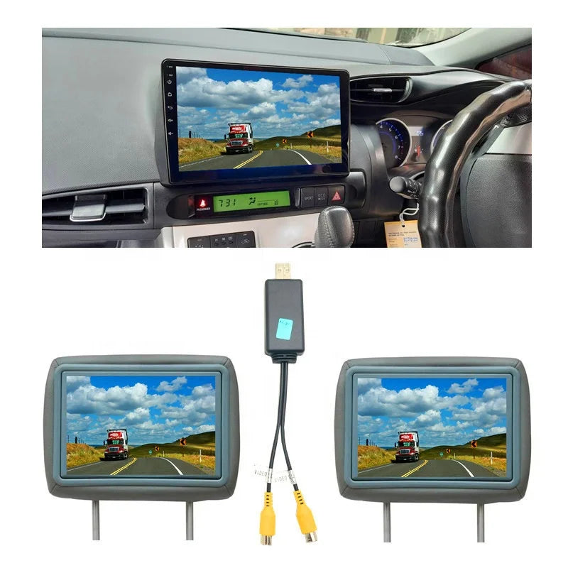 USB Video Converter — 4G Android Radio to RCA Video Output Adapter