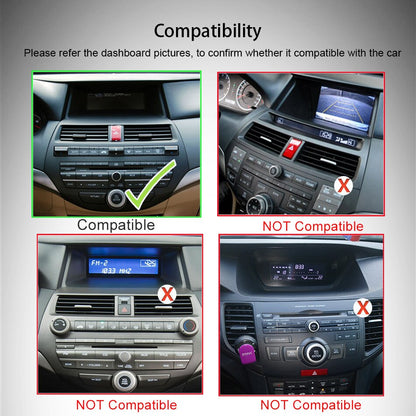 Honda Accord CL7/CL9 | 2008–2013 | 10.25" Android Screen — Wireless CarPlay & Android Auto