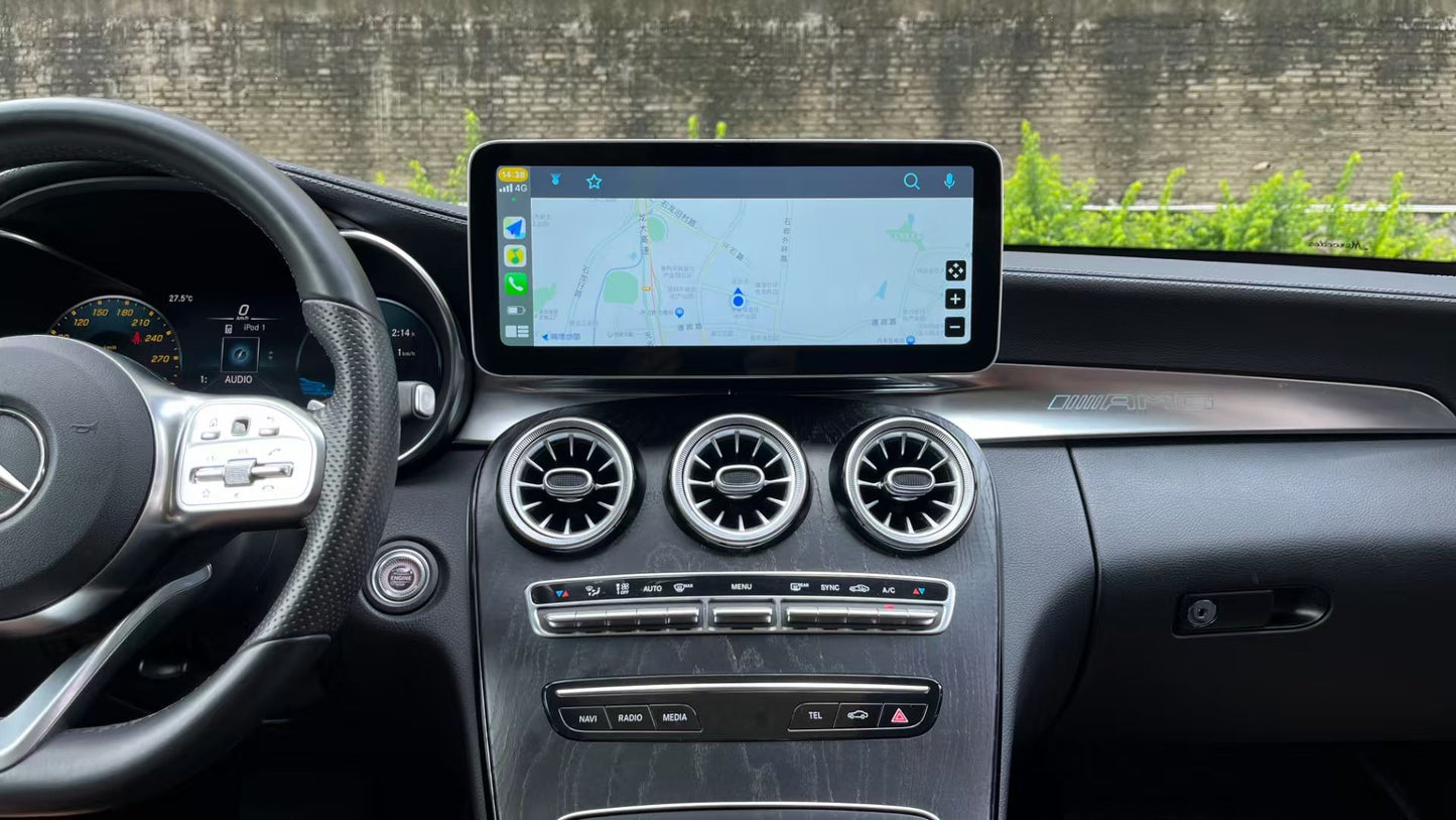 Navitech 12.3inch Car Android Multimedia Mercedes Benz C class GLC class wireless CarPlay