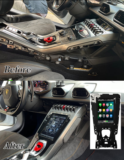 8,4 "Android 13 Auto Radio Für Lamborghini Huracan EVO STO 2014-2018 Multimedia Audio Stereo Steuergerät Player GPS Navi Wifi Bildschirm