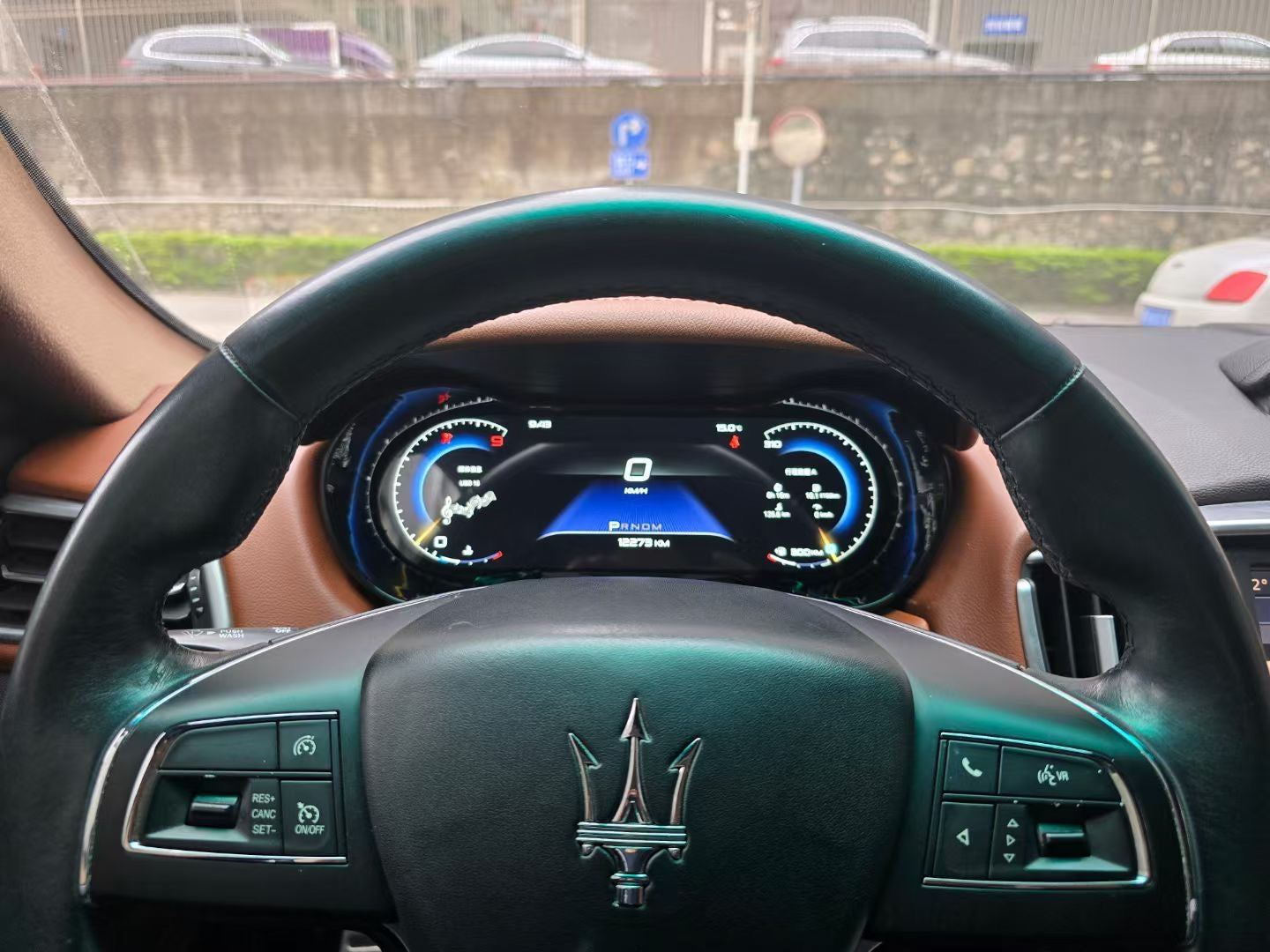 Digital Cluster Für Maserati Ghibli 2014 - 2019 Virtuelle Cockpit Geschwindigkeit Meter Auto Dashboard Display Instrument LCD Display Bildschirm