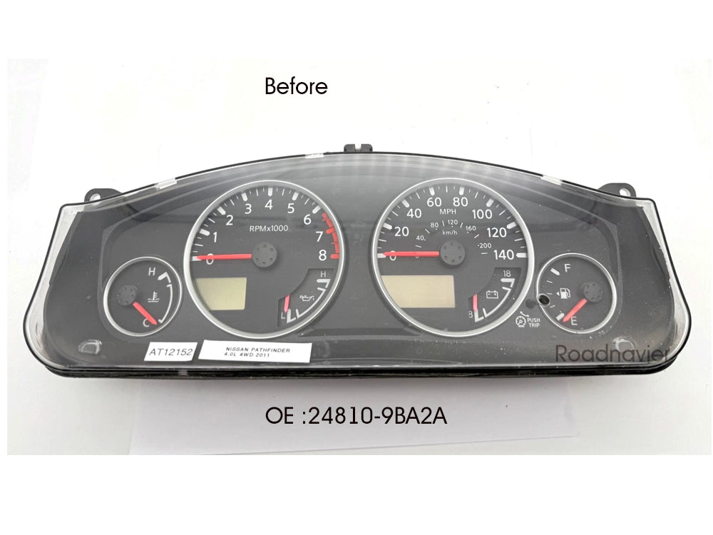R51 Pathfinder LCD Instrument Cluster
