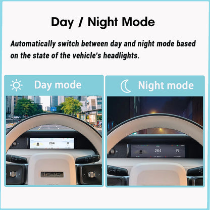 Radar detection and speed display