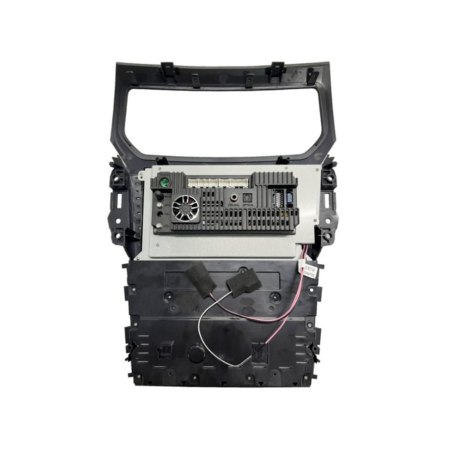 Roadnavier vertical 12.1” Android 13 head unit installed in Ford Explorer interior