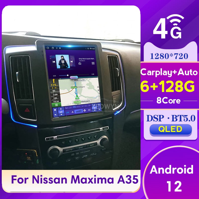 Nissan Maxima 2009-2014 Apple CarPlay & Android Auto 