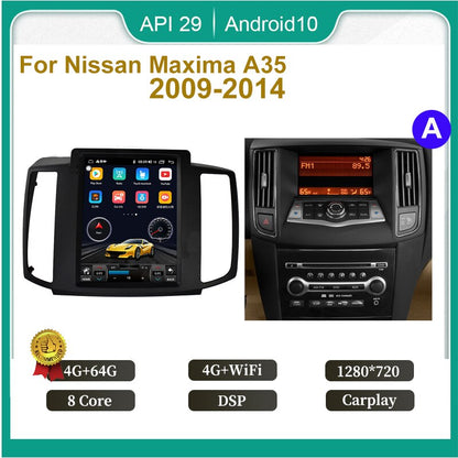 Vertikaler Bildschirm Android 12 Autoradio Multimedia-Player für Nissan Maxima A35 2009-2014 Stereo Autoradio Auto Audio Carplay