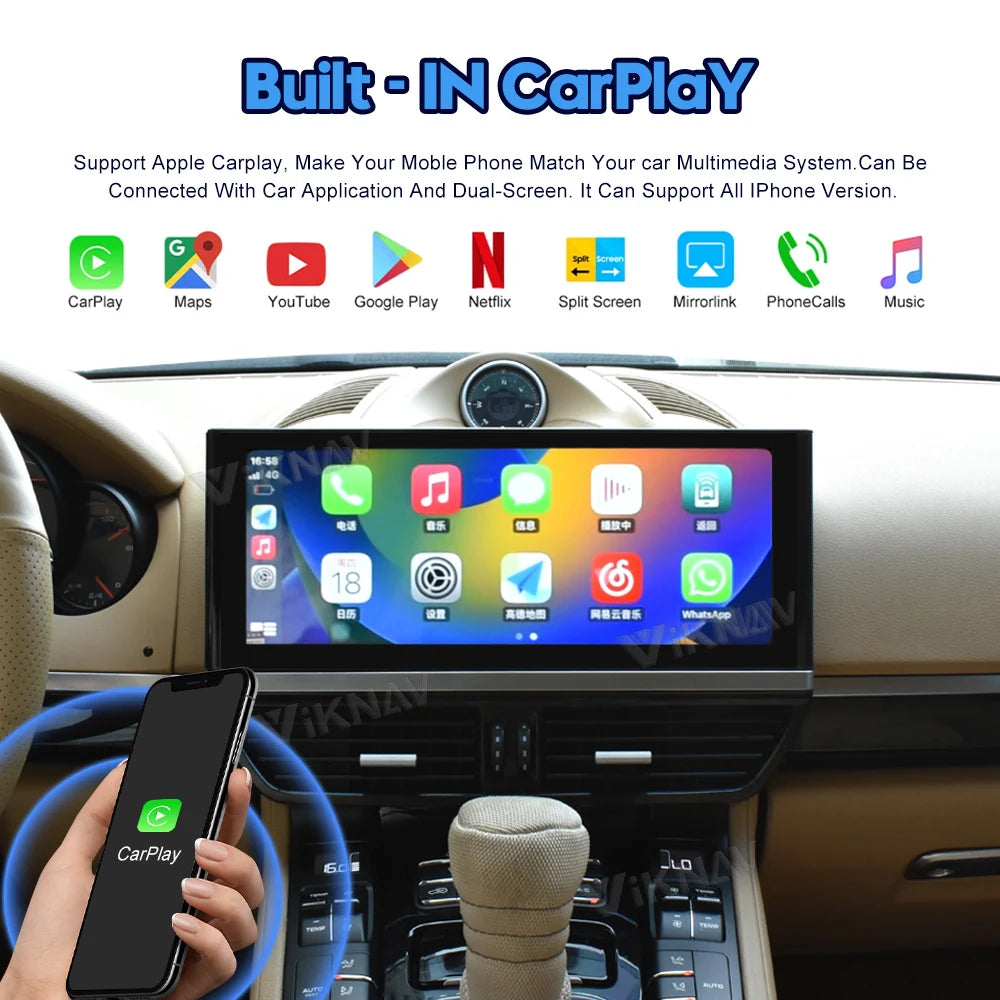 Porsche Cayenne 958 | 2011–2017 | Android Screen — Wireless CarPlay & Android Auto